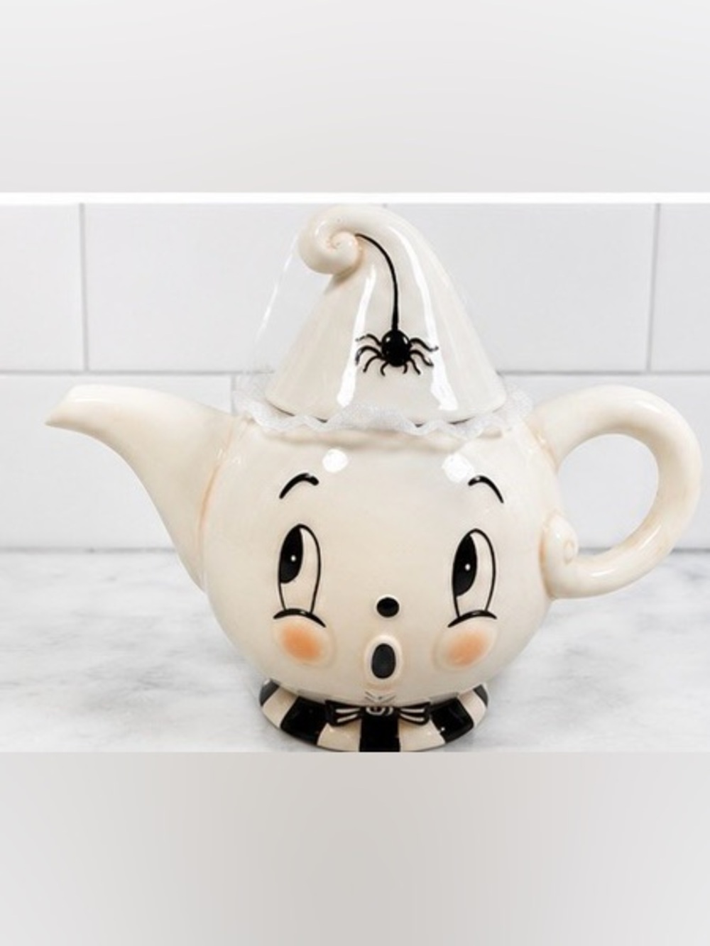 RARE Johanna Parker Halloween Ghost Teapot Gus Collectible 2026 release NWT
